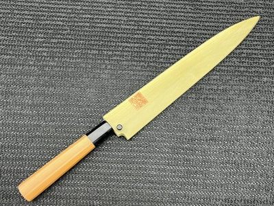 Wave expression yanagi blade｜郷右馬允義弘　青波打　柳刃